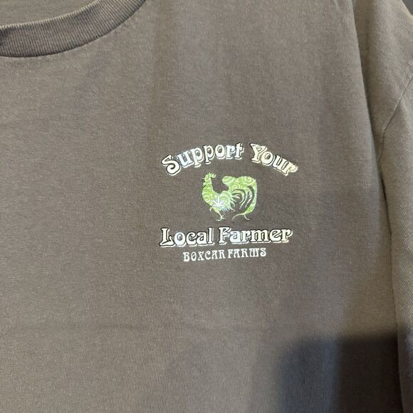 Boxcar Farms Portales New Mexico Zia Large T-Shirt Peace Love Peace NM Tee - Picture 3 of 6